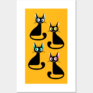 Spooky Cat Squad Posters and Art
